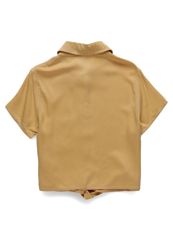 Горчичная блуза Twintip