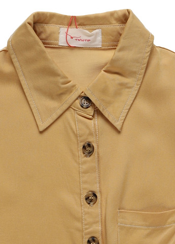 Горчичная блуза Twintip