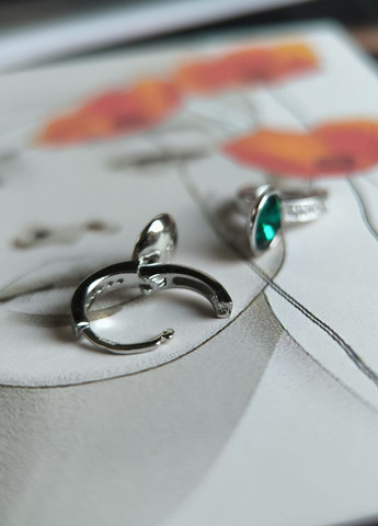 Сережки Silver Flame (350941507)