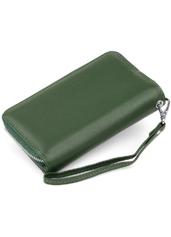 Жіночий шкіряний гаманець 19х9,5х2,5 см st leather (252127699)