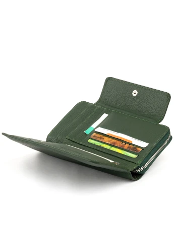 Жіночий шкіряний гаманець 19х9,5х2,5 см st leather (252127699)