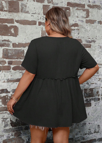 Чорна блуза SHEIN