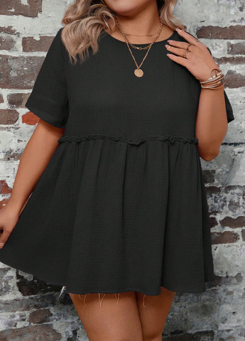 Чорна блуза SHEIN