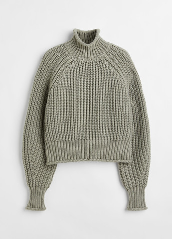 Оливковий демісезонний светр H&M