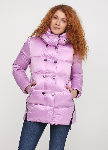 Розово-лиловая зимняя куртка M.S.TaiL