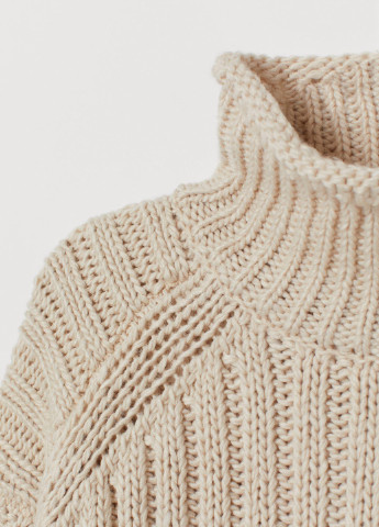 Светло-бежевый демисезонный джемпер джемпер H&M