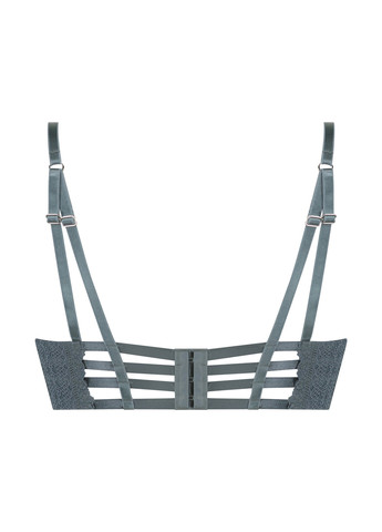 Сірий бралетт бюстгальтер Hunkemoller з кісточками поліамід
