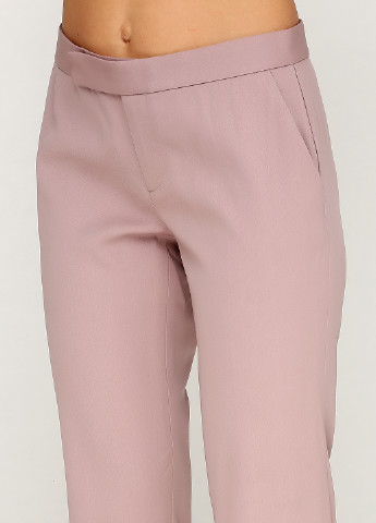 Бледно-розовые классические демисезонные прямые брюки Ralph Lauren