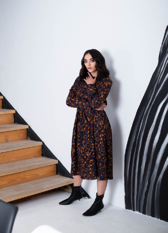 Синее кэжуал платье Simple Wear