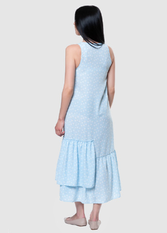 Голубое кэжуал сукні Arber однотонное