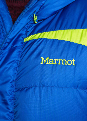 Светло-синий зимний Пуховик Marmot