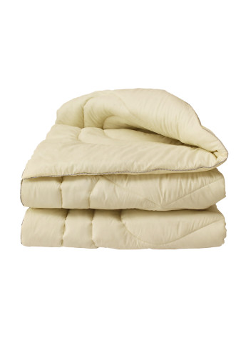 Комплект одеяло лебяжий пух "Бежевое" 2-сп. + 2 подушки 50х70 см Tag (254805680)