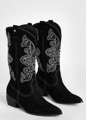 Черные осенние полусапоги Boohoo