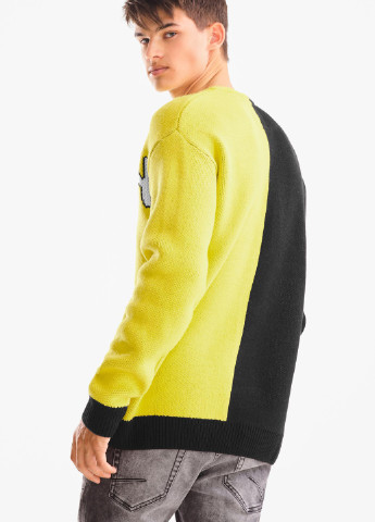Желтый зимний свитер C&A