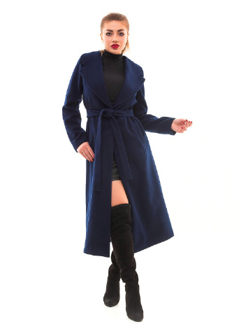 Темно-синее демисезонное Пальто Helga Martin
