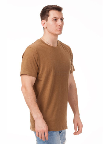 Коричневая футболка с длинным рукавом Magnum