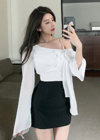 Біла блуза SHEIN