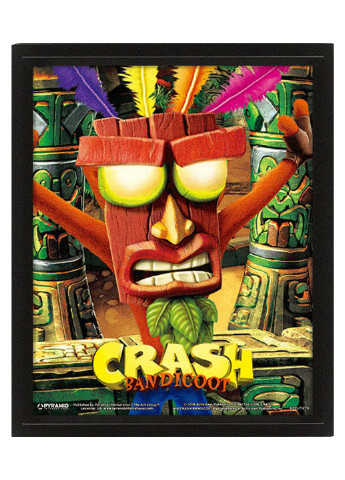 Постер Crash Bandicoot - Mask Power Up 3D Pyramid (223464319)