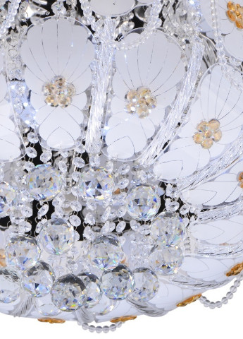 Люстра стельова торт смарт з перемиканням режимів пультом BCL-618C/9 E14 Brille (253887525)