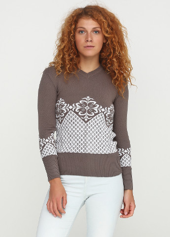Светло-коричневый демисезонный пуловер пуловер ZEHRA