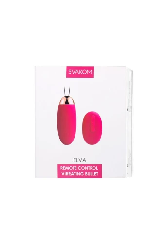Віброяйце з пультом керування Elva Plum Red Svakom (254734184)