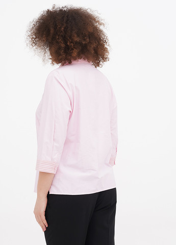 Розовая кэжуал рубашка однотонная Minus