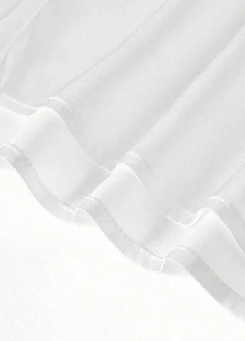 Белое кэжуал платье с открытыми плечами SHEIN однотонное