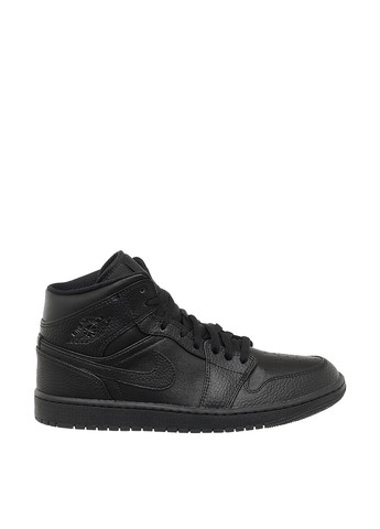 Черные кроссовки 554724-091_2024 Jordan 1 Mid