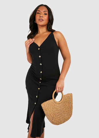 Чорна кежуал сукня Brave Soul однотонна