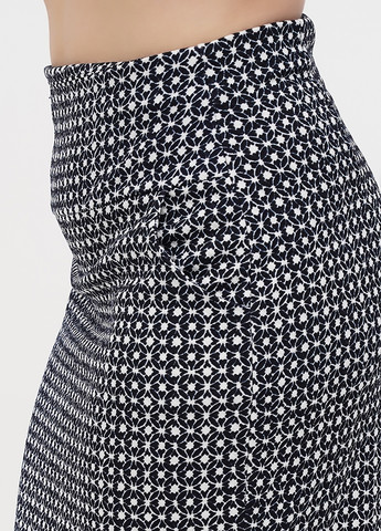 Темно-синяя кэжуал с геометрическим узором юбка Laura Bettini карандаш