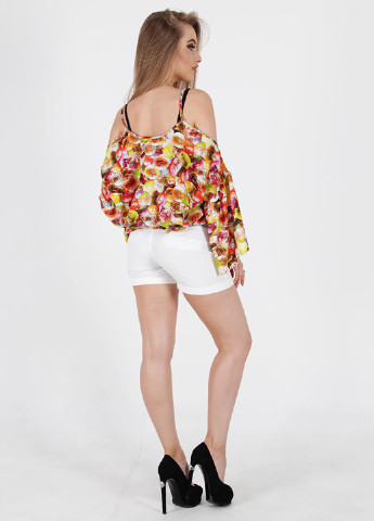Комбинированная летняя блуза Majaly