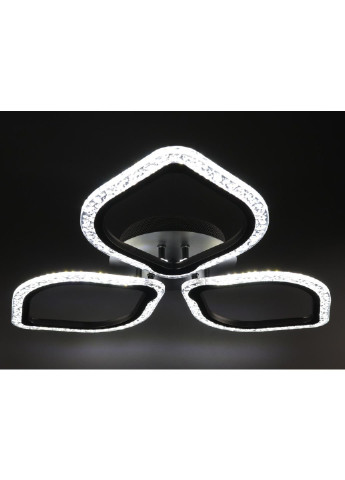 Люстра стельова LED з пультом A2522/3-bk Чорний 8х57х57 см. Sunnysky (253628859)