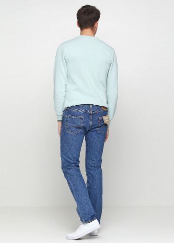 Синие демисезонные со средней талией джинсы Levi's