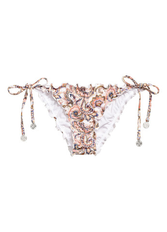 Світло-бежевий літній купальник (ліф, труси) роздільний, халтер H&M