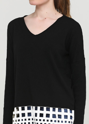 Черный демисезонный пуловер пуловер Lauren Vidal