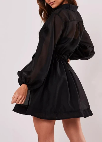 Черное кэжуал платье Missguided однотонное