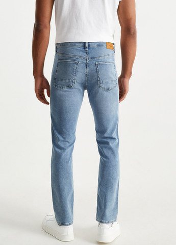 Синие демисезонные скинни джинсы C&A