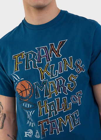 Синя футболка Franklin & Marshall