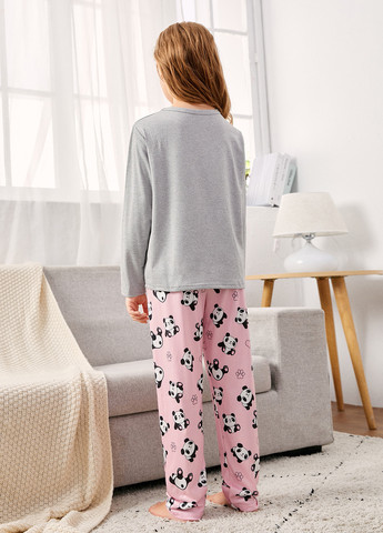 Комбінована всесезон піжама (лонгслів, штани) лонгслів + брюки SHEIN