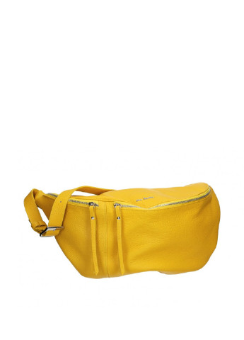 Сумка Pierre Cardin поясная сумка однотонная жёлтая кэжуал