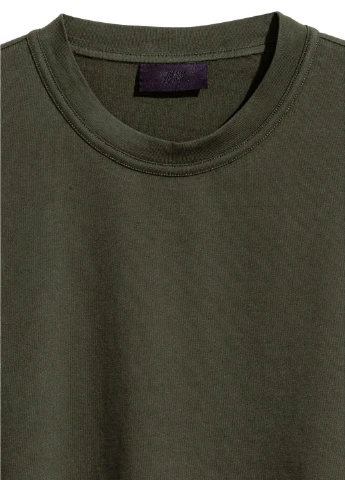 Хаки (оливковая) футболка H&M