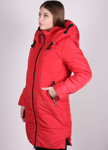 Красная зимняя куртка LeeKosta