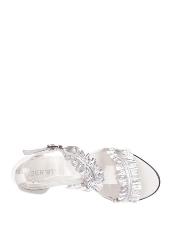 Комбинированные босоножки BERTAN с ремешком оборки