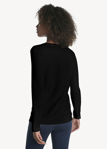 Черный демисезонный пуловер пуловер Tommy Hilfiger