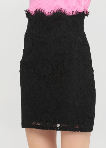 Черная кэжуал однотонная юбка Hysh