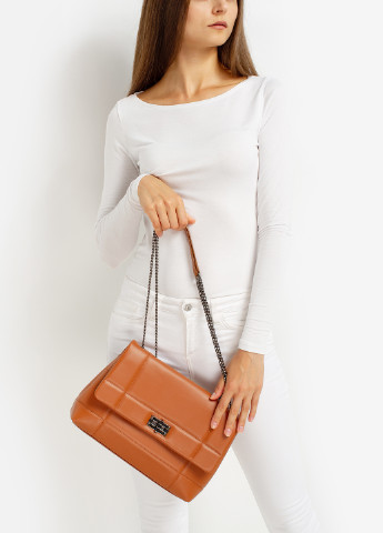 Сумка жіноча на ланцюжках крос-боді середня Сrossbody Nappa Regina Notte (249624436)