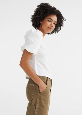 Белая блуза H&M