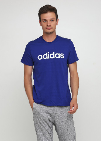 Синя футболка adidas