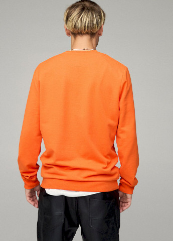 Помаранчевий світшот чоловічий basic /no flis/ YAPPI (252259296)