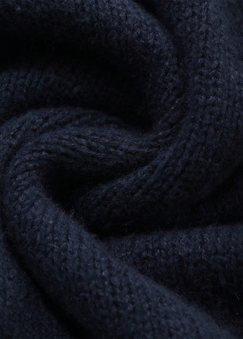 Темно-синій зимовий светр SHEIN